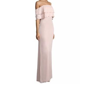 Parker Black blush silk gown size 4